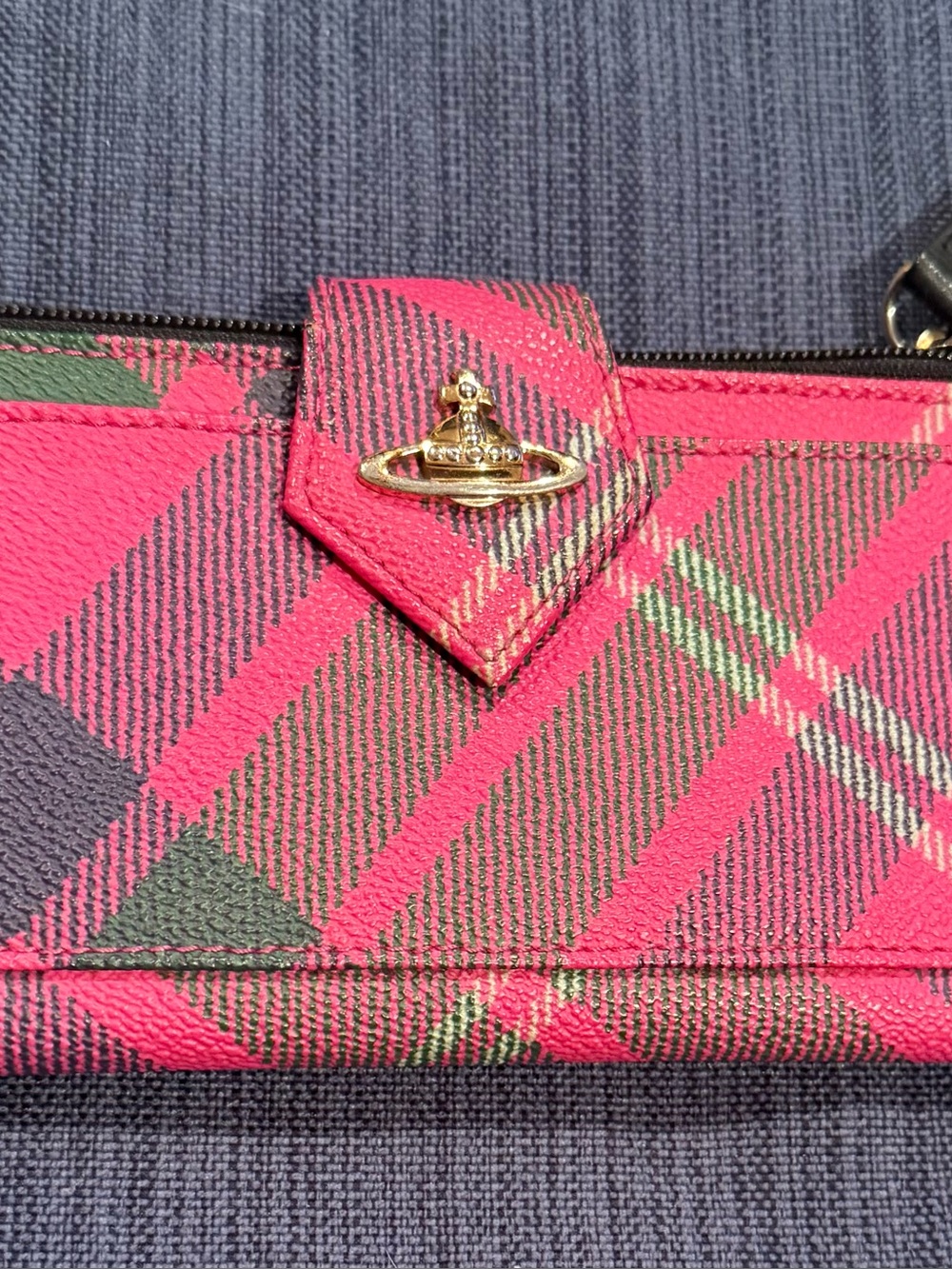 Vivienne Westwood Plaid Derby Wallet